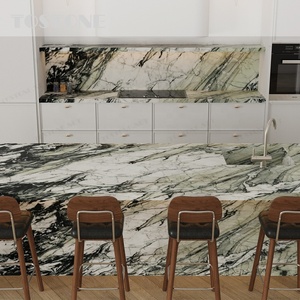 Tavolo da Bar in Quarzite Verde Naturale di Alta Qualità con Venature Bianche per Villa, Club Privato, Salotto dei Sigari - Product Image 4