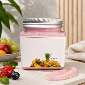 Gommage exfoliant et blanchissant visage et corps au sucre, à l'acide kojique, mangue, aloe vera, noix de coco et curcuma, 350g - Meilleures ventes - Product Image 4