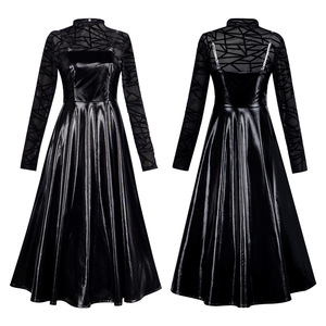 Vestido de cosplay Star's Edge Sakamoto Days, disfraz gótico negro de manga larga para Halloween, traje de anime S-XXXL - Product Image 4