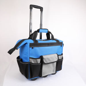 Série Pro Sac à outils d'électricien étanche de 18 pouces avec roues Stockage durable Capacité de 300 lb Chariot personnalisable OEM - Product Image 2