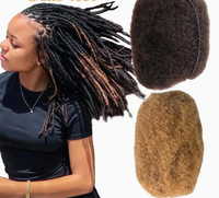 Cheveux humains brésiliens Remy en vrac, sans trame, afro crépus serrés, pour la fabrication de locs et la réparation d'extensions