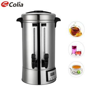 Hervidor de <span class=keywords><strong>Agua</strong></span> de 20L para Cocina, Hervidor de <span class=keywords><strong>Agua</strong></span> para Hotel, Té, Leche, Vino, Hervidor Eléctrico Comercial de Acero Inoxidable de Doble Caldera - Product Image 3