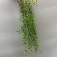 Plante artificielle suspendue verte QQ327 en plastique pour décoration de plafond, idéale pour les mariages et la conception d'événements