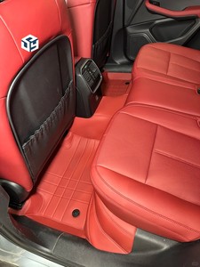 Tappetino auto per <span class=keywords><strong>Porsche</strong></span> per <span class=keywords><strong>Cayenne</strong></span> 2018-2019 con antiscivolo accessori interni rosso - Product Image 3