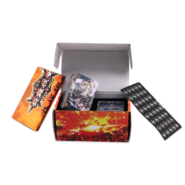 Custom Game Collectible Cards Manufacturer Brick-Style UV-Laser Flash Small Cards Embossed Finish-Boxed Packaging-Custom Orders