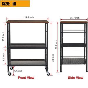 Home <b>Gadgets</b> Multi-Layer Storage Rack for Kitchen Living Room <b>Bedroom</b>-Floor-Standing Pot Microwave Oven Holder - Product Image 4