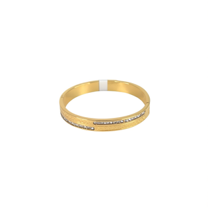 Fashion Bangle 316L Stainless Steel PVD Gold Plating Sustainable Resistant Jewelry for Women - Product Image 2
