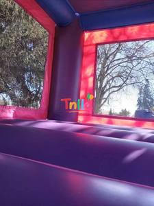 Château <span class=keywords><strong>Gonflable</strong></span> Extérieur/Intérieur en PVC avec Toboggan et Trampoline – Grande Vente - Product Image 5