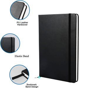 สมุดบันทึกปกแข็งหนัง PU ขนาด A5 100 แผ่น แบบมีเส้นบรรทัด พิมพ์ลายดิจิทัลตามสั่ง ได้รับการรับรองมาตรฐาน BSCI สำหรับนักเรียน - Product Image 2