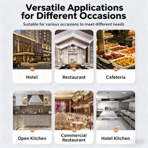 Chariots de cuisine en acier inoxydable personnalisés, directement de l'usine, avec roulettes, chariots de nourriture à <span class=keywords><strong>3</strong></span> étages - Product Image 5