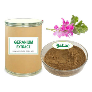 Extracto de Pelargonium <span class=keywords><strong>Sidoides</strong></span> (Geranio Maculatum) de Grado Alimenticio 30:1, Polvo de Raíz de Geranio Silvestre - Product Image 1
