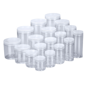 Nhựa Thực Phẩm Lưu Trữ Rõ Ràng Cookie Vòng <span class=keywords><strong>Jar</strong></span> Với Nắp Đậy Cho Snack Nhựa Lưu Trữ Thực Phẩm Rõ Ràng Cookie Vòng <span class=keywords><strong>Jar</strong></span> - Product Image 2