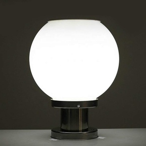 <b>Solar</b> <b>Post</b> <b>Light</b> Outdoor Pillar <b>Light</b> Waterproof Garden Yard Patio Decor <b>Light</b> 2 Types Base Plastic Stainless Steel - Product Image 2