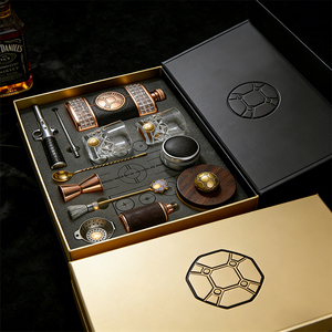 Ensemble de fumage de <span class=keywords><strong>whisky</strong></span> haut de gamme personnalisé, accessoires de fumage de cocktails, cadeaux et souvenirs pour événements sportifs de hockey sur glace, copeaux de bois - Product Image 6