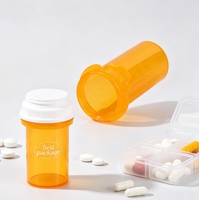 Flacons de médicaments pour soins de santé 6dr 8dr 10dr 13dr 16dr 20dr avec bouchon à ouverture par pression et rotation, résistant aux enfants, modèle sérigraphié
