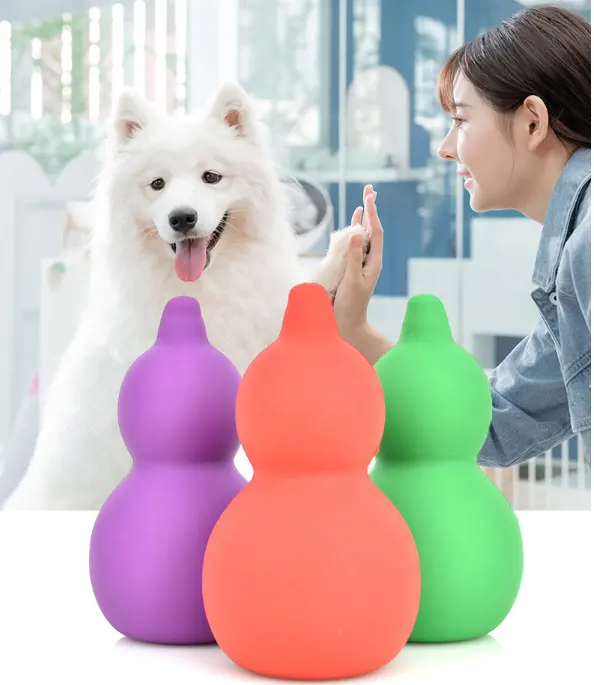 रंगीन कुत्ते खिलौना सिलिकॉन कुत्ते गेंद पालतू सामान पालतू जानवर कुत्ते टिकाऊ पालतू खिलौना चबाना गेंद