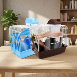 Cage à hamster Grand Château 27x21x30cm Double étage avec maison pour hamster - Product Image 3