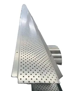 6K Aluminum Gutter Guard Leaf Guards With Hole For USA