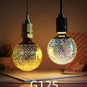 หลอดไฟ LED 3 มิติ รูปดอกไม้ไฟ ขั้ว E27 สไตล์วินเทจ แสงวอร์มไวท์ ยอดนิยม - Product Image 4