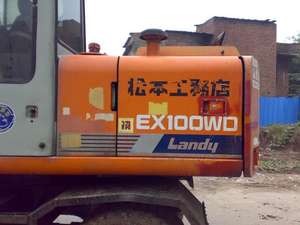 Hitachi-excavadora de ruedas ex100, usada, Japón, ex100 ex100wd - Product Image 6