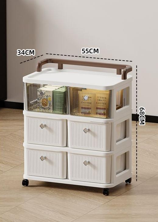 Double drawer cabinet-3-layer mix