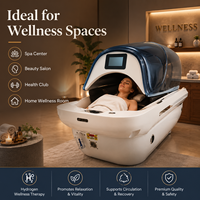 Kapsul Tempat Tidur Terapi Pijat Hidrogen untuk Spa Salon, Klub Kesehatan, dan Ruang Wellness di Rumah
