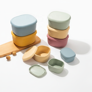OEM ODM Food Storage Container Bento Microwave Safe <b>Lunch</b> <b>Box</b> With Lid Oven Safe Large Silicone Bento <b>Lunch</b> <b>Box</b> - Product Image 5
