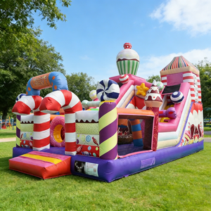 Toboggan gonflable d'extérieur commercial en PVC durable pour l'escalade, idéal pour les parcs d'attractions et les aires de jeux pour enfants - Product Image 5