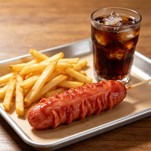 Modelo de Salchicha Asada Artificial de PVC Ecológico Hecho a Mano de 15 cm con Diseño Auténtico de Hot Dog en Espiral y Corte Vívido - Product Image 6
