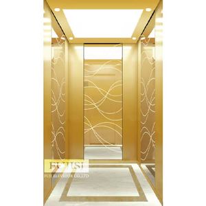 Ascenseur pour passagers 6-21 personnes, porte latérale, sans machine, sans engrenage, ascenseur électrique pour escaliers, utilisation hôtelière - Product Image 1
