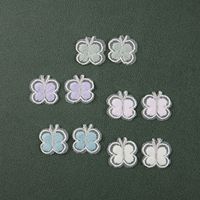 Petits papillons brodés, sans colle, adaptés aux pinces à cheveux DIY, aux accessoires pour cheveux et aux accessoires vestimentaires.