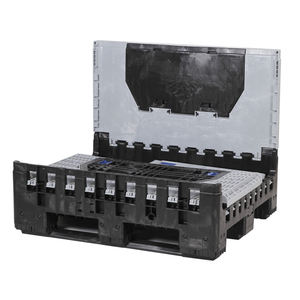 Grote Bulk Zware Stapelbare Opvouwbare <span class=keywords><strong>Container</strong></span> Logistiek Transport Bulk Plastic Pallet Box/Bak Voor Opslag - Product Image 4