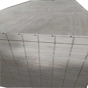 Contrachapado Ranurado en V, U y W de <span class=keywords><strong>Madera</strong></span> de Álamo y Chapa de <span class=keywords><strong>Pino</strong></span> para Construcción y Decoración - Product Image 6