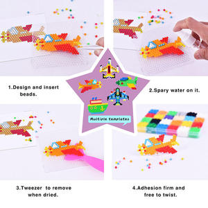 Wholesale Custom Handmade Puzzle Multi Colors Kids Education Magic <b>Beads</b> Toys Sticky Fuse <b>Beads</b> <b>Kit</b> Magic Sticky <b>Beads</b> for Kids - Product Image 6