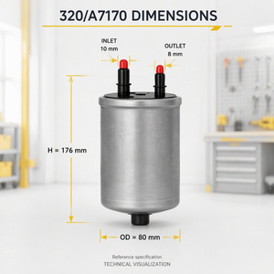 Filtro de Combustible JCB 320/A7170, Separador de Agua y Combustible Diésel en Línea para Retroexcavadora, Manipulador Telescópico, Excavadora, Piezas de Motor - Product Image 3