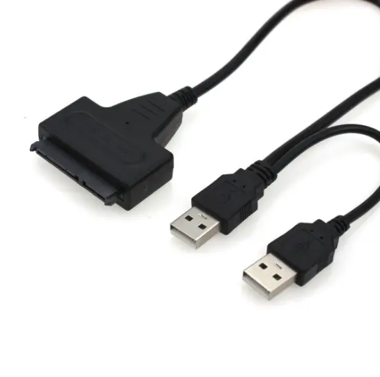 Usb 2.0 untuk Sata Ide Cable Driver Converter untuk 2.5 "dan 3.5" dengan CD3.5 dan USB Power Supply