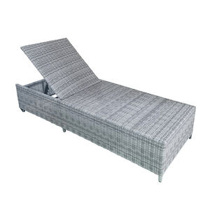 Moderne Buitentuin Rotan Rieten Ligstoel Aan Het Zwembad Chaise Lounge Meubels Ligstoelen - Product Image 3