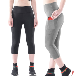 Pantalones de Yoga Súper Suaves de Cintura Alta para Mujer, Leggings Deportivos hasta la Pantorrilla, Cintura Elástica, Personalizables, Tallas Grandes, Transpirables - Product Image 1
