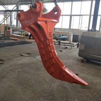 Dents de déchiqueteur pour excavatrice bleues de qualité supérieure fabriquées en Chine pour 20-70 tonnes, garantie 1 an, testées et inspectées