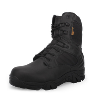 Bottes tactiques en cuir véritable pour hommes Delta Light Weight Double Men Sports
