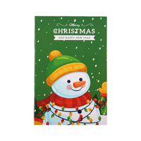 Kleine A3 Cartoon Weihnachten gedruckt Notebook tragbare Tasche Notizblock Student Kinder Urlaub Geschenk Großhandel kleine Weihnachten