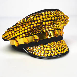 Manwu Factory <span class=keywords><strong>Carnival</strong></span> <span class=keywords><strong>Brazilian</strong></span> Diamond Sequin Hat Party Festival Apropiado para Burning Man Festival Scenes - Product Image 4