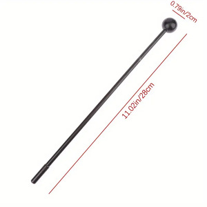 Marteau de percussion Orff en gros, marteau en plastique noir allongé, accessoires d'instruments - Product Image 4