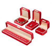 Coffret à bijoux de luxe en velours bleu sarcelle pour bagues, colliers et bracelets – Solution de rangement professionnelle pour l'identité de marque