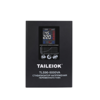 Régulateur de tension monophasé AC Tailei TLE 5000VA AVR à relais statique, stabilisateur 220V avec protection contre les surtensions 50/60Hz