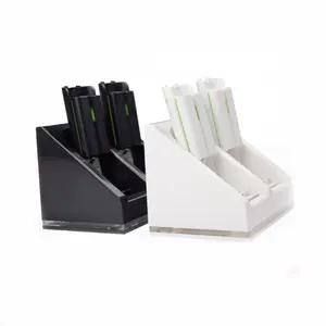 Rechargeable Batteries Charging Dock Stand Kit For Nintendo Wii Dual Remote 2xBattery Charging Station