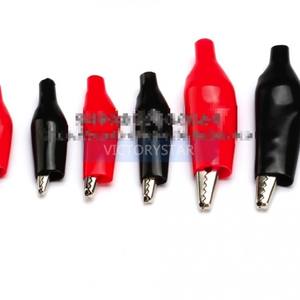 Red Black Small Medium Large Crocodile Clip Sheath Clip Test Clip Power Clip - Product Image 1