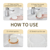 Toalla de Baño Comprimida Desechable Grande, 100% Fibra Vegetal Biodegradable, Multifuncional para Spa, Hogar, Cuidado de Belleza, Pedido al por Mayor