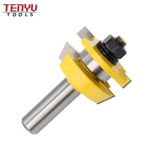 Fraises de porte en <span class=keywords><strong>carbure</strong></span> de tungstène 1/2, <span class=keywords><strong>prix</strong></span> d'usine, pour le travail du bois, 2 pièces - Product Image 2