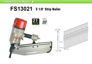 Chiodatrice Pneumatica a Nastro Meite SF13021 130mm 21 Gradi per Costruzioni Pesanti - Product Image 4